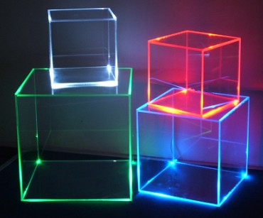 led acrylic box display cube stand exhibition retail perspex showcase glass lights cubes lightbox plexiglas merchandising visual boxes plexiglass lighting